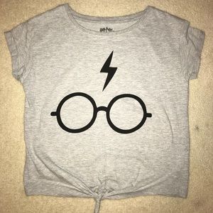 Harry Potter Glasses Tie Shirt